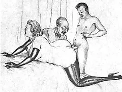 Seno dolce per non film erotico lesbo essere ignorato da un uomo nero grande